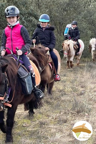 enfant baby randonnée balade cheval poney mazan vaucluse provence