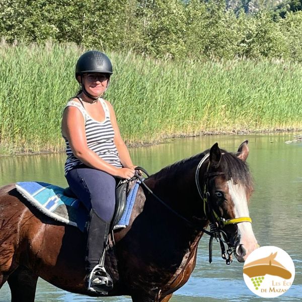 Centres équestres du Vaucluse - Visite à cheval